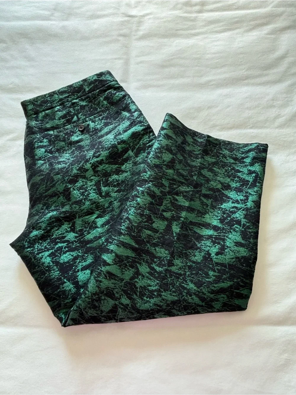 NWOT! RARE! J.Crew Evergreen Jacquard Patio Pant